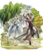 Grandmaster of Demonic Cultivation Summer Season Series Acrylic Stand Wei Wuxian & Lan Wangji 19 cm